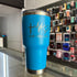 "Faith Hope Love" 30oz Blue Tumbler
