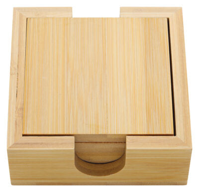 Bamboo Coaster Set