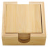 Bamboo Coaster Set