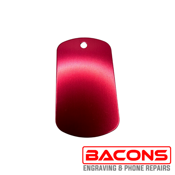 Engraved Aluminium Pet Tags – Large