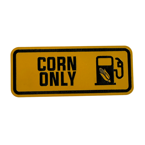 Fuel Door Signs