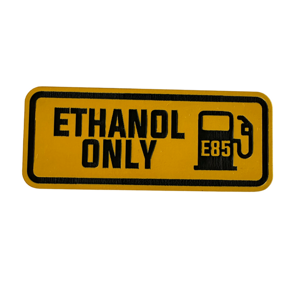 Fuel Door Signs
