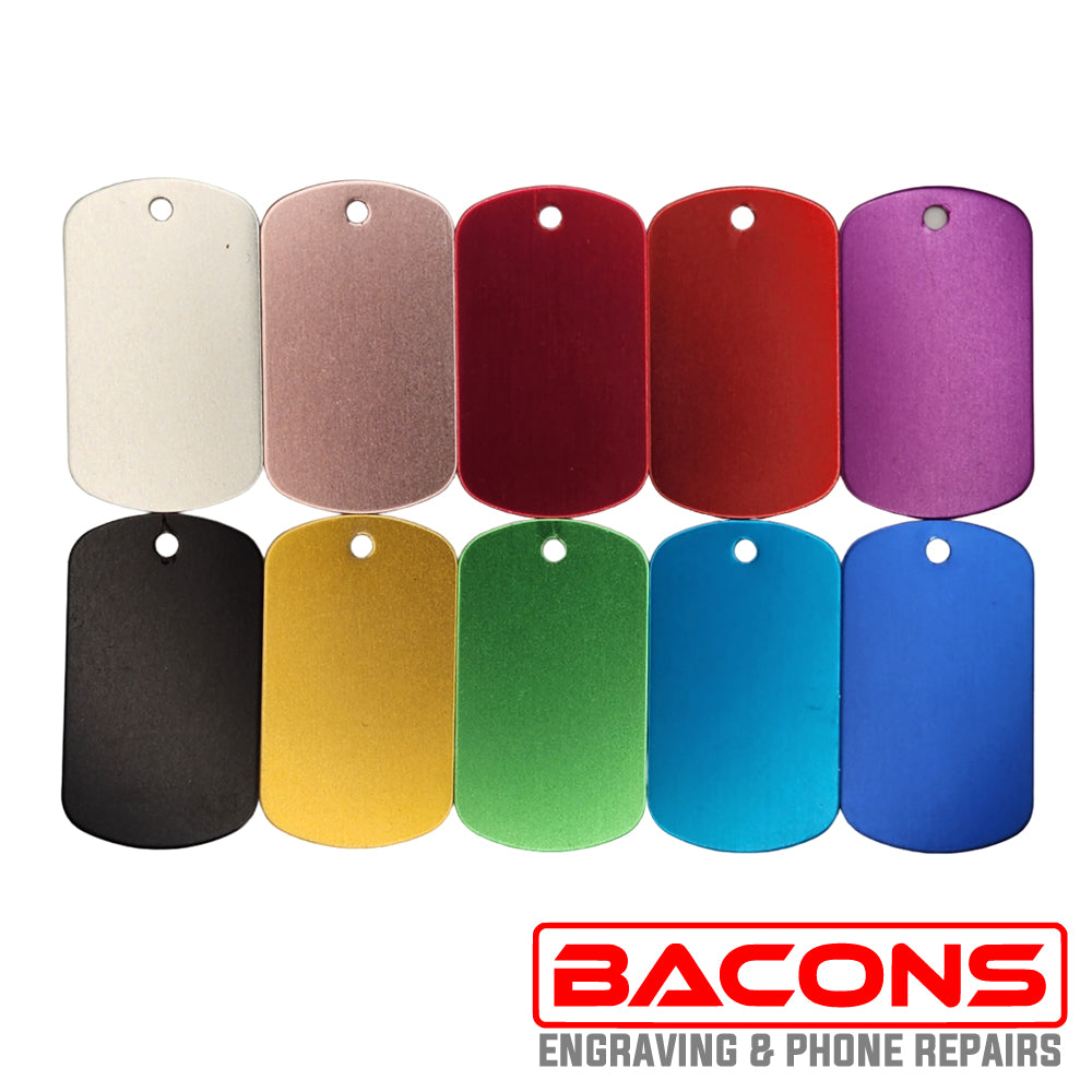 Aluminium dog tags deals